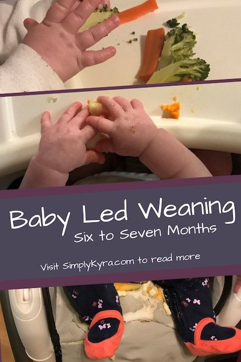 A quick overview on the first month or two of a baby's food journey: baby led weaning.