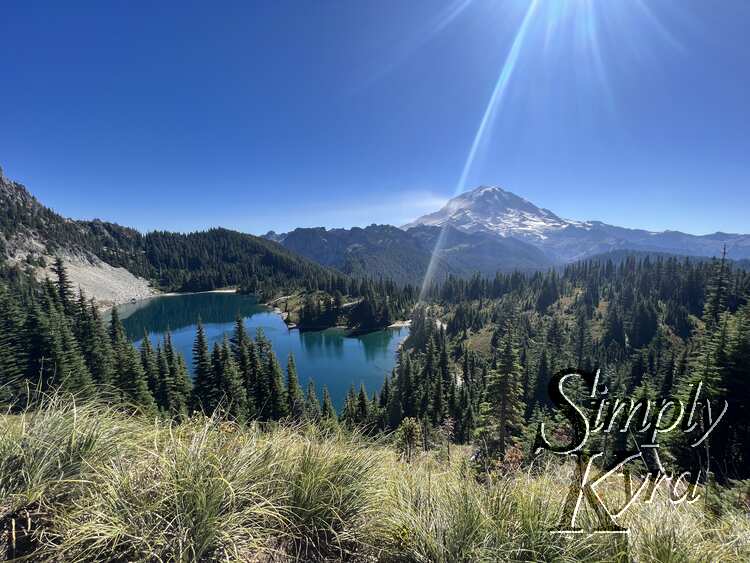 The first view of Mount Rainier/Tahoma was amazing!