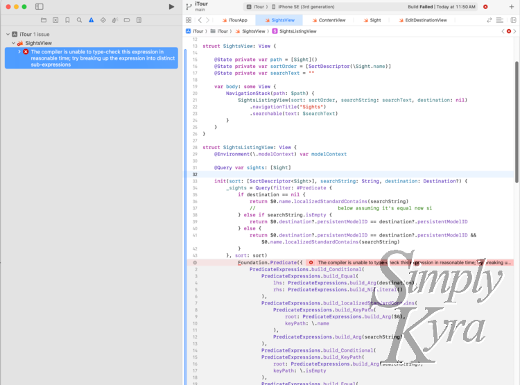 SwiftData: Solving Filtering by an Entity in the Predicate