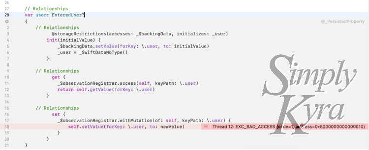 SwiftData: Solving Fatal Errors and EXC_BAD_ACCESS While Handling Entities on Different Threads