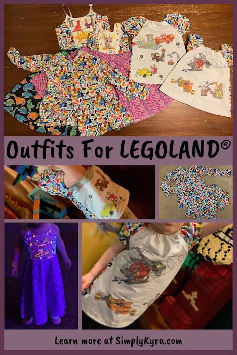 Are you heading to LEGOLAND® anytime soon? Do you sew? We recently went on a trip and I wanted my kids to wear something special for their first visit. These are the sewing patterns I made.