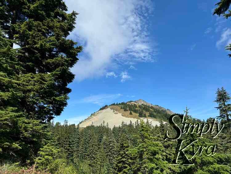 The talus field is visible.. I didn't realize what was coming.