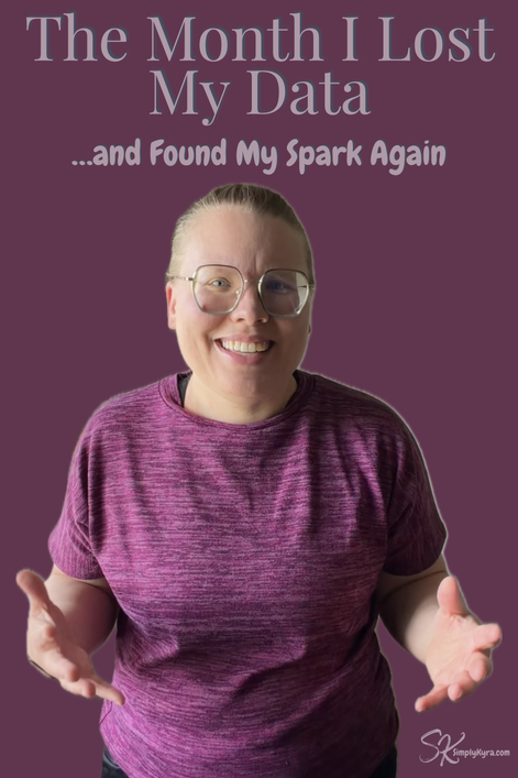 Pinterest geared image showing my post title, images from below, and my main URL.