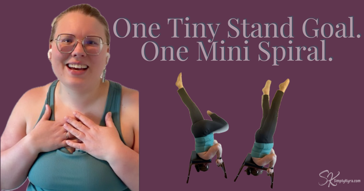 One Tiny Stand Goal. One Mini Spiral.