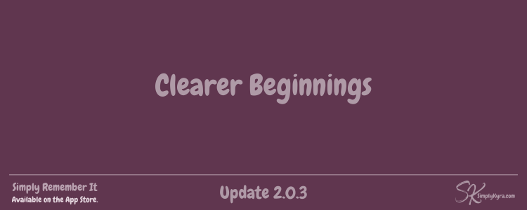 Simply Remember It 2.0.3: Task Creation, Smoothed Out