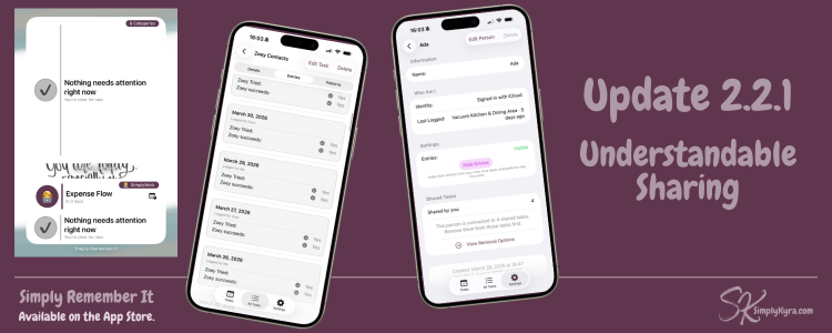 Simply Remember It 2.2.1: Understandable Sharing