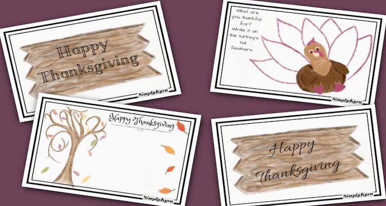 Printable Thanksgiving Placemats