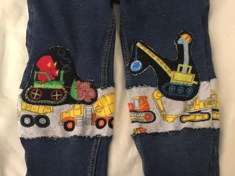 Patching and Extending Toddler Pants