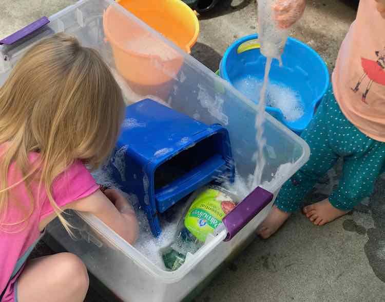 Cleaning Deck Toys