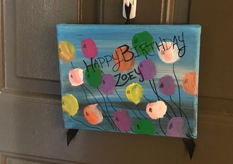 Happy Birthday Door Sign