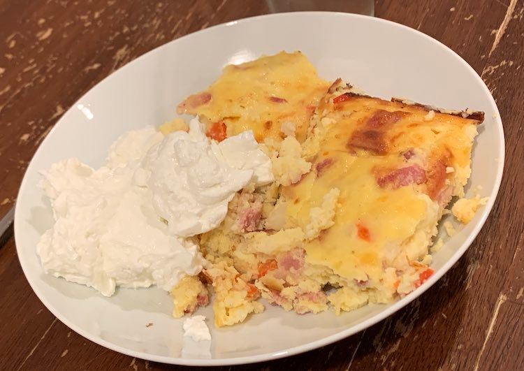 Leftover Mashed Potato Casserole - Tastes Like Perogies!