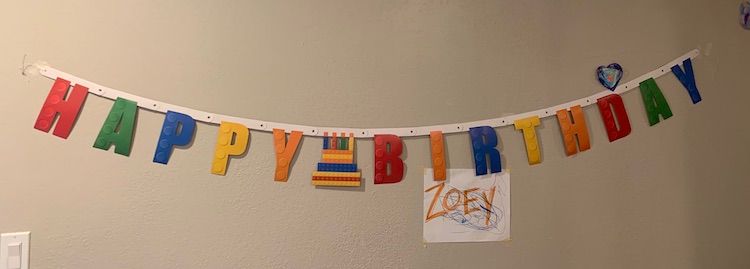 Zoey's Shelter-In-Place Fourth Birthday Party