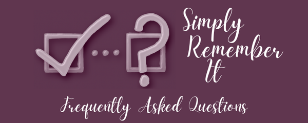 Simply Remember It! FAQs