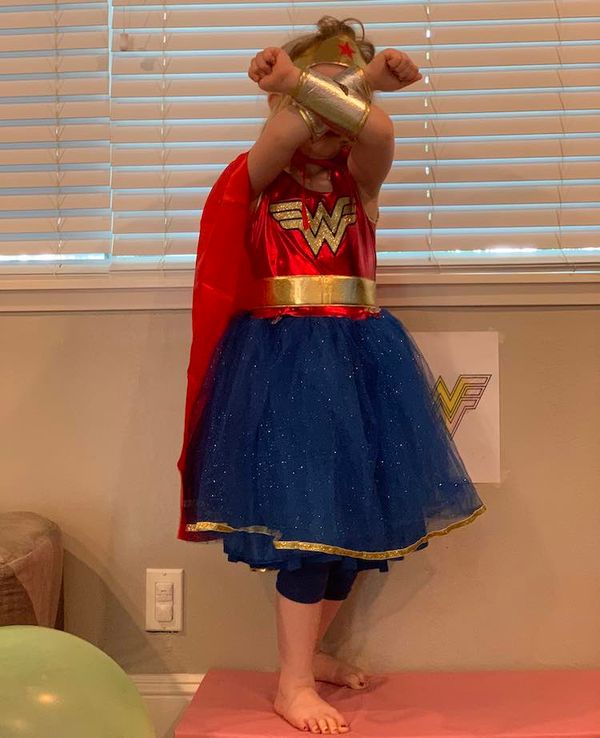 Ada's Epic Wonder Woman Halloween Costume