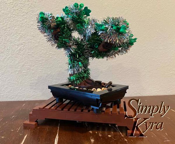 My Tinseled Iteration of the LEGO® Bonsai Tree