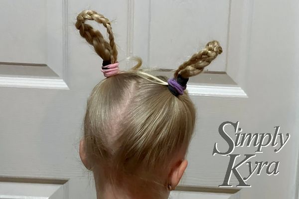 Our Incredibly Simple "Bunny Ears" Hairstyle