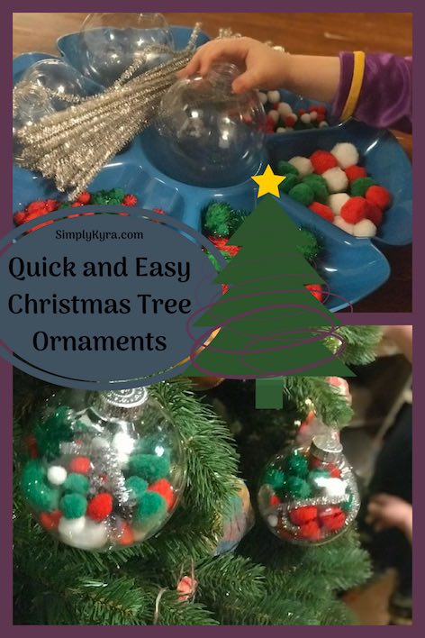 Quick and Easy Christmas Tree Ornaments