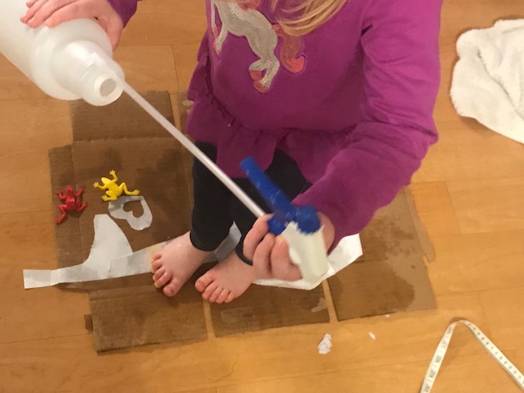 Just keep an eye on your kid or they will unscrew the top off the bottle and dump it out.