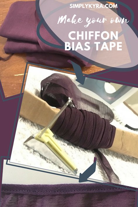 Make Your Own Chiffon Bias Tape