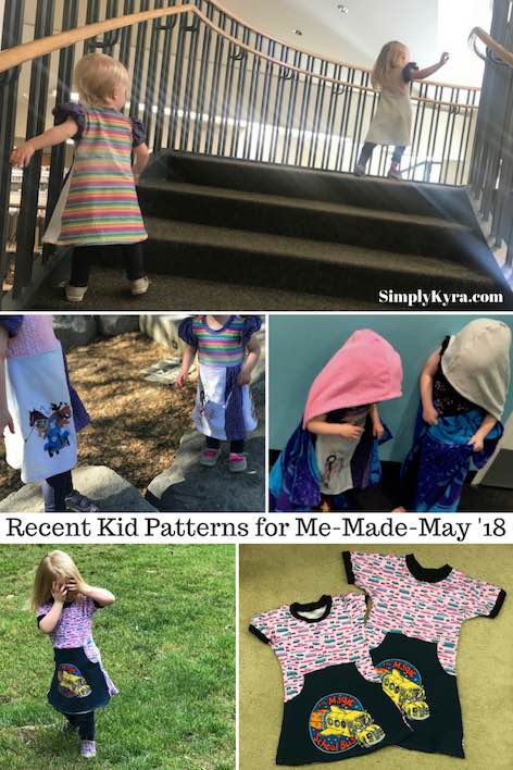 Recent Kid Patterns for Me-Made-May '18