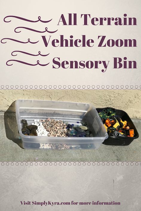 All Terrain Vehicle Zoom Sensory Bin