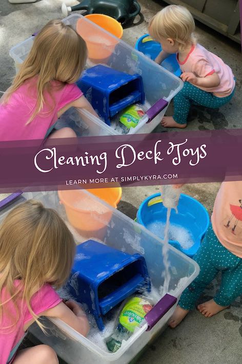 Cleaning Deck Toys