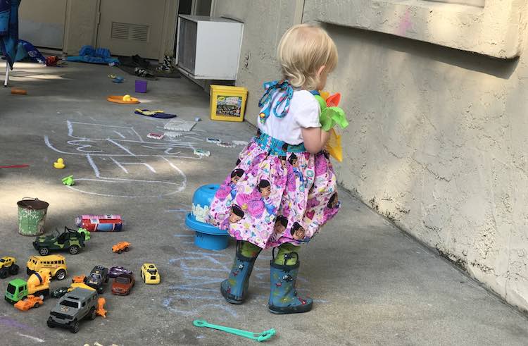 A little investment in sensory toys and now summer toys. 