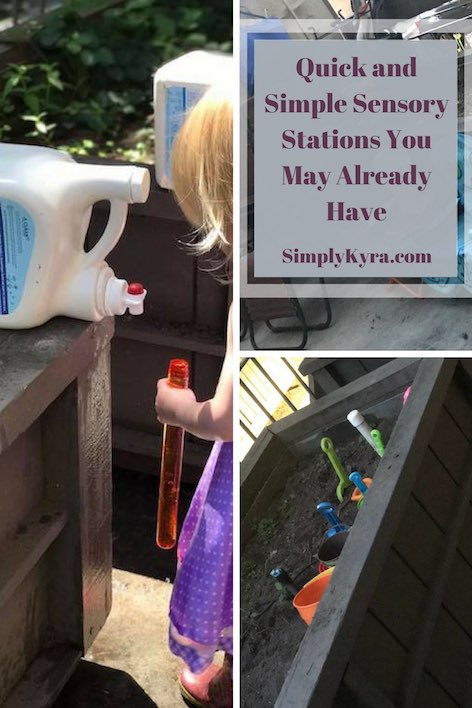 Quick and Simple Sensory Stations