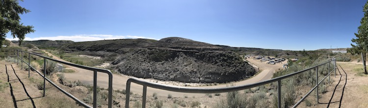 Panoramic view from the playground area.