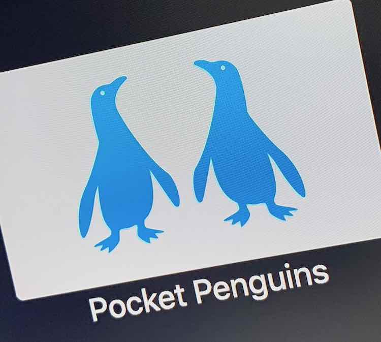 The Pocket Penguins app on the Apple TV has three different camera angles to view African penguins from the California Academy of Science.