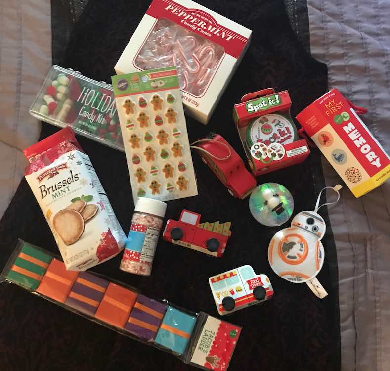 Target was more games, ornaments, and baking supplies.