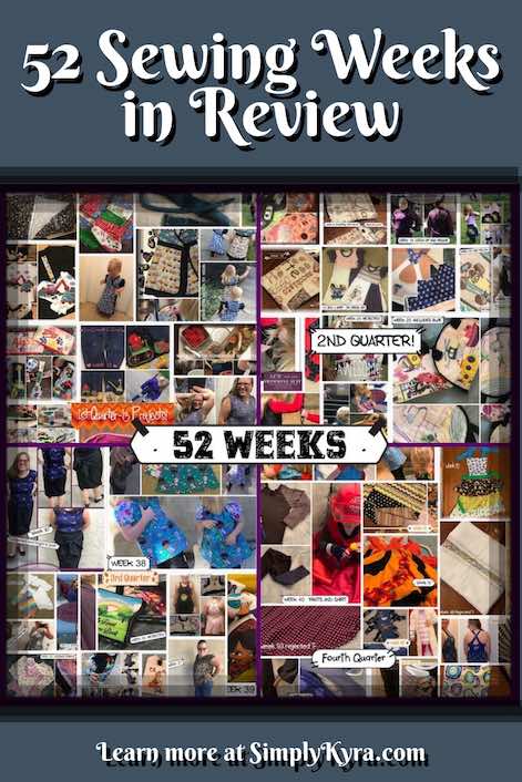 Thanks to the 52 Week Sewing Challenge on Facebook I was able to constantly keep creating this year. This was a perfect reason to create a recap post of 2018. I've included links for all fabric and patterns I used (that weren't forgotten in my stash).