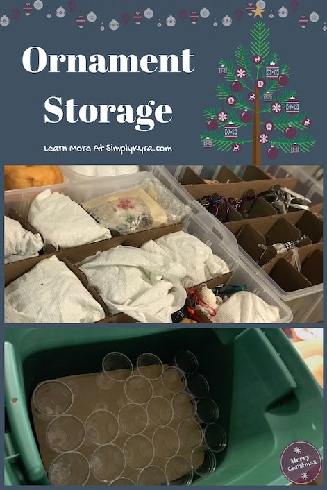As we're starting to think about putting all our Christmas decorations away we also have to think about how to store them. Here's a solution I tried that didn't quite work for me and what we're now using now if you're interested.