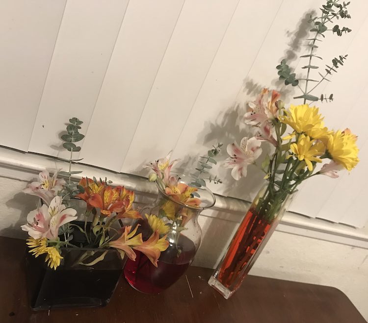 Three vases