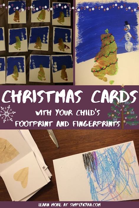 Pinterest image showing three images, also found below, showing the finished card, in progress cards, and the inside of the cards.