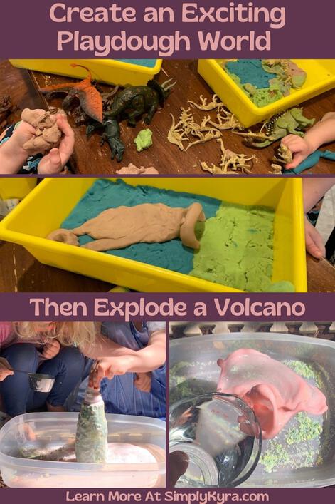 How To Make A Playdoh Volcano - Pinning Everyday