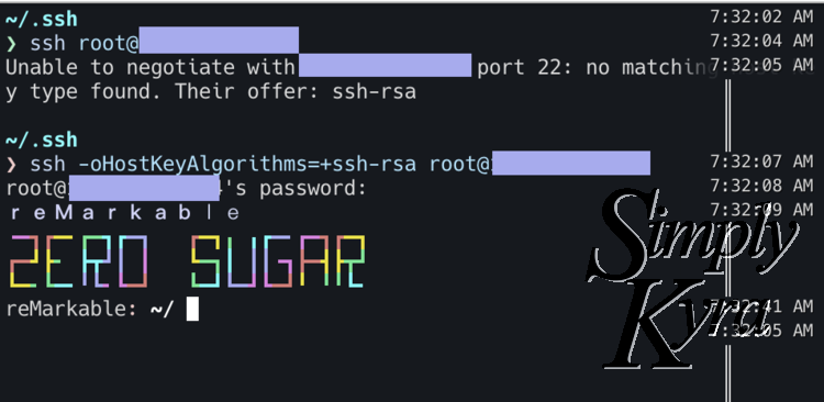 Image shows the same text as above but in a screenshot of the terminal using color. 